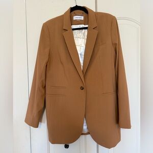Calvin Klein Women's Camel Blazer